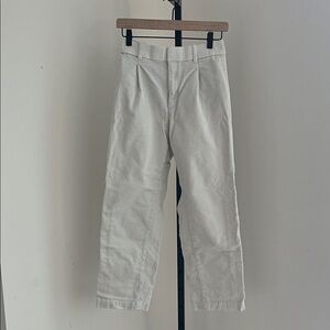 Corduroy White Pants